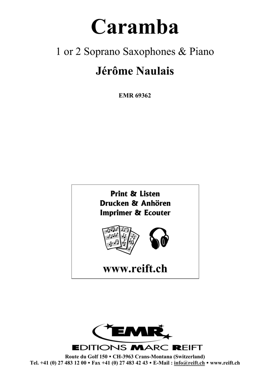 Caramba Caramba Soprano Saxophone scores gallery preview page 2