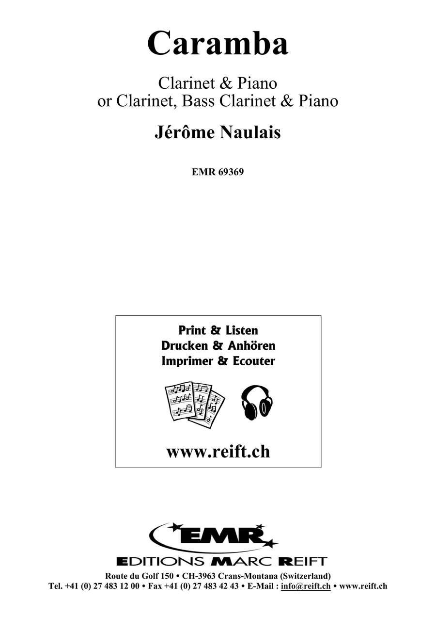 Caramba Caramba Bass Clarinet scores gallery preview page 2