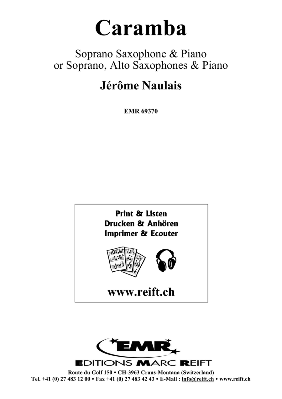 Caramba Caramba Soprano Saxophone scores gallery preview page 2