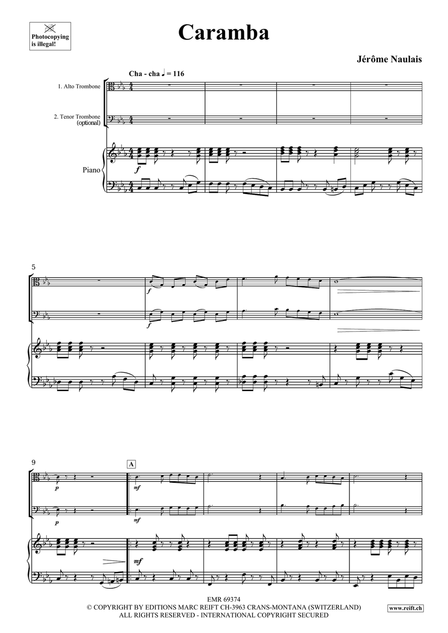 Caramba Caramba Piano Accompaniment scores gallery preview page 4