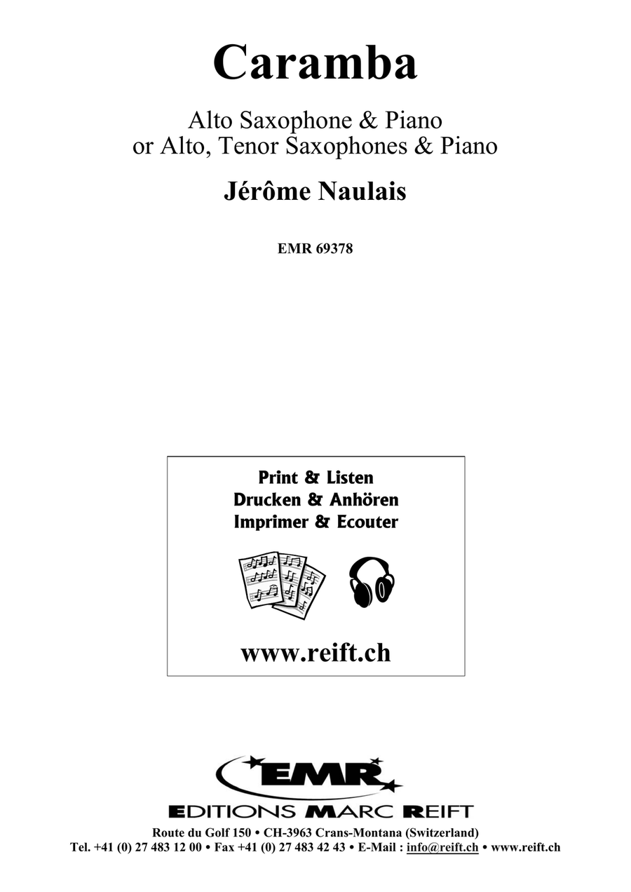 Caramba Caramba Tenor Saxophone scores gallery preview page 2