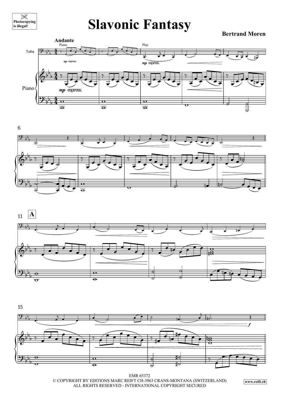 Slavonic Fantasy Slavonic Fantasy Tuba scores gallery preview page 4