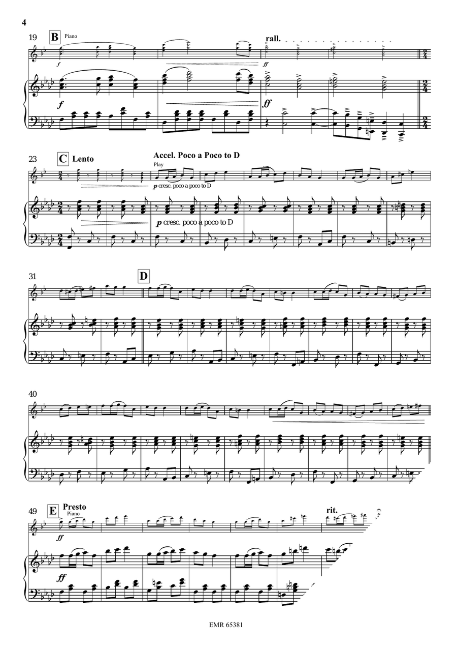 Slavonic Fantasy Slavonic Fantasy Clarinet Solo scores gallery preview page 5