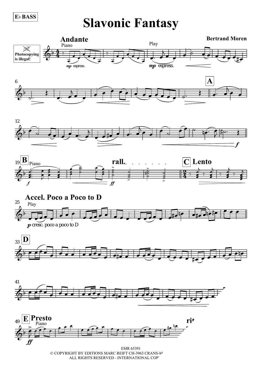 Slavonic Fantasy Slavonic Fantasy Voice Solo scores gallery preview page 3