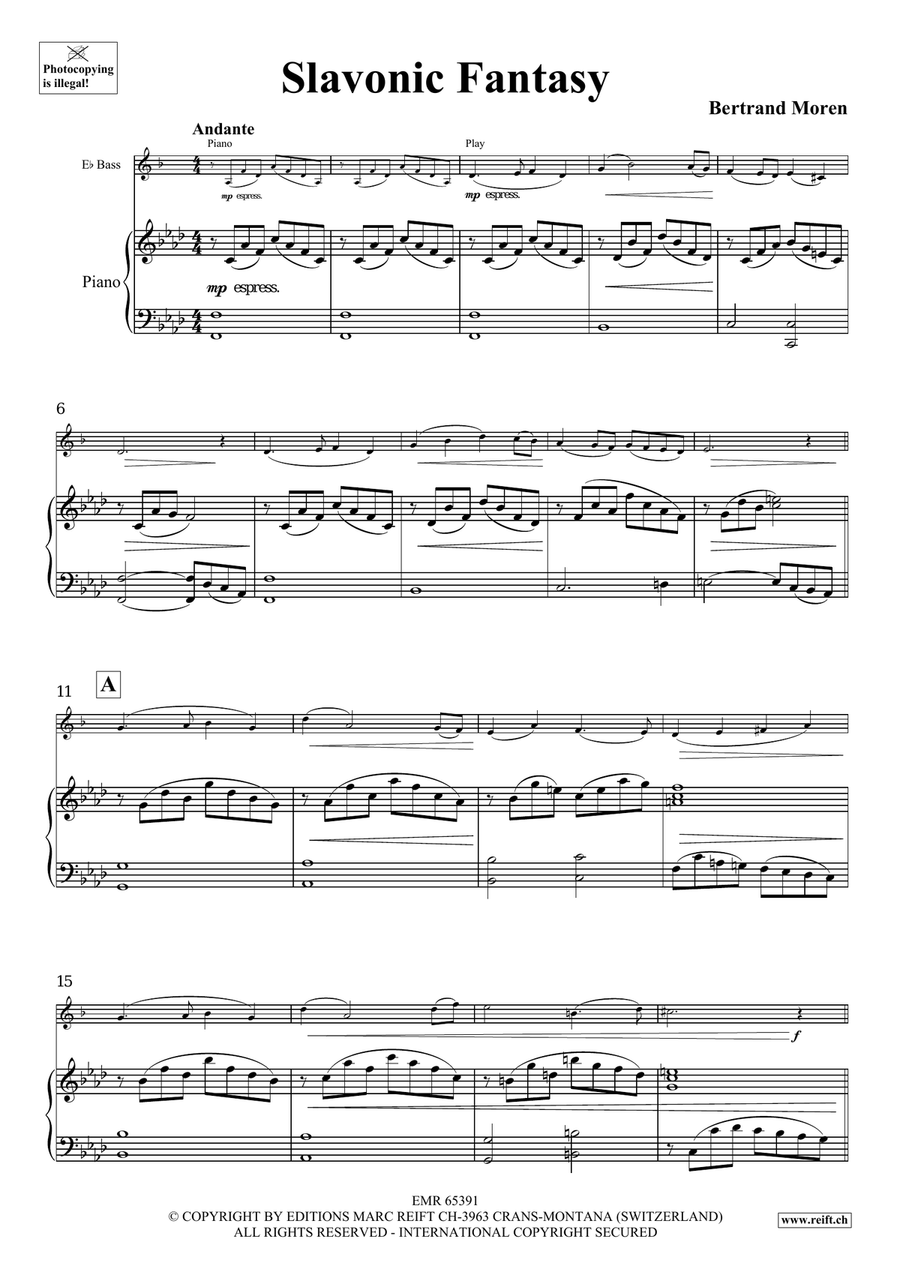 Slavonic Fantasy Slavonic Fantasy Voice Solo scores gallery preview page 4