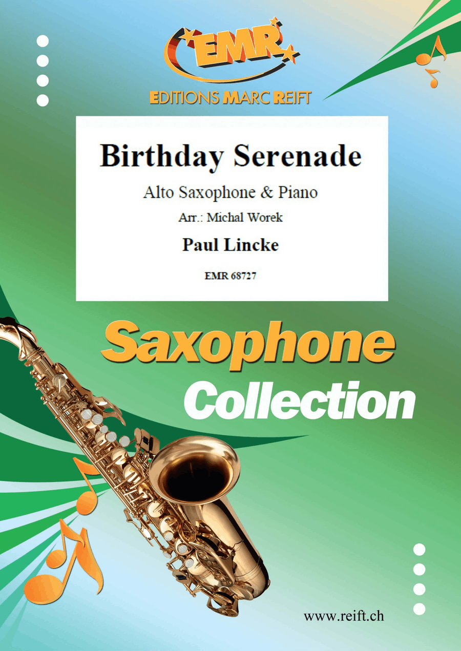 Birthday Serenade Birthday Serenade Alto Saxophone scores gallery preview page 1