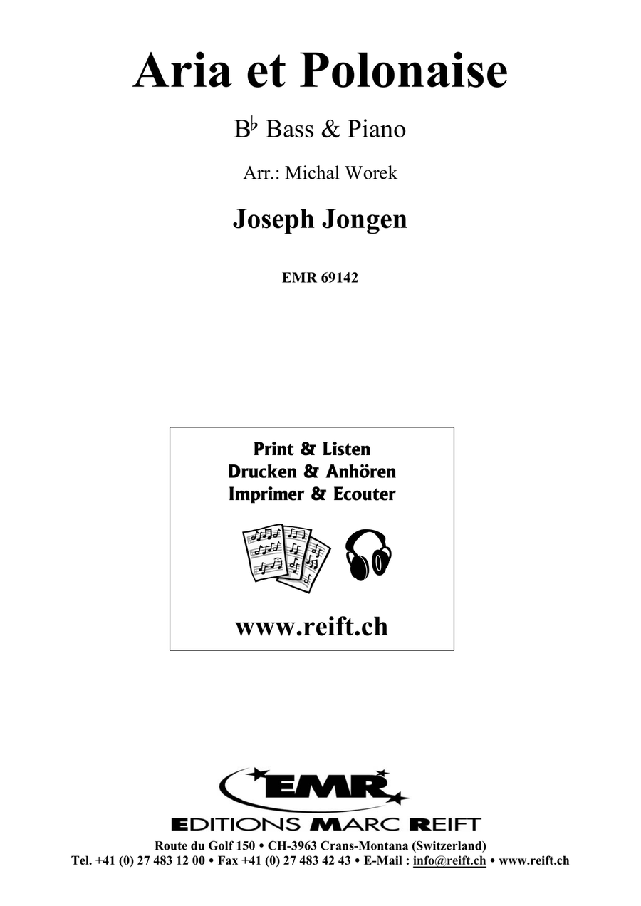 Aria et Polonaise Aria et Polonaise Voice Solo scores gallery preview page 2