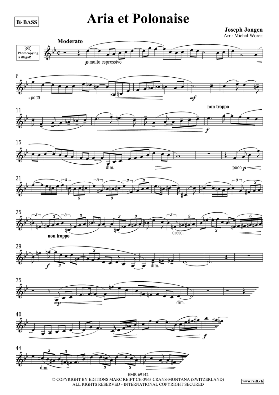 Aria et Polonaise Aria et Polonaise Voice Solo scores gallery preview page 3