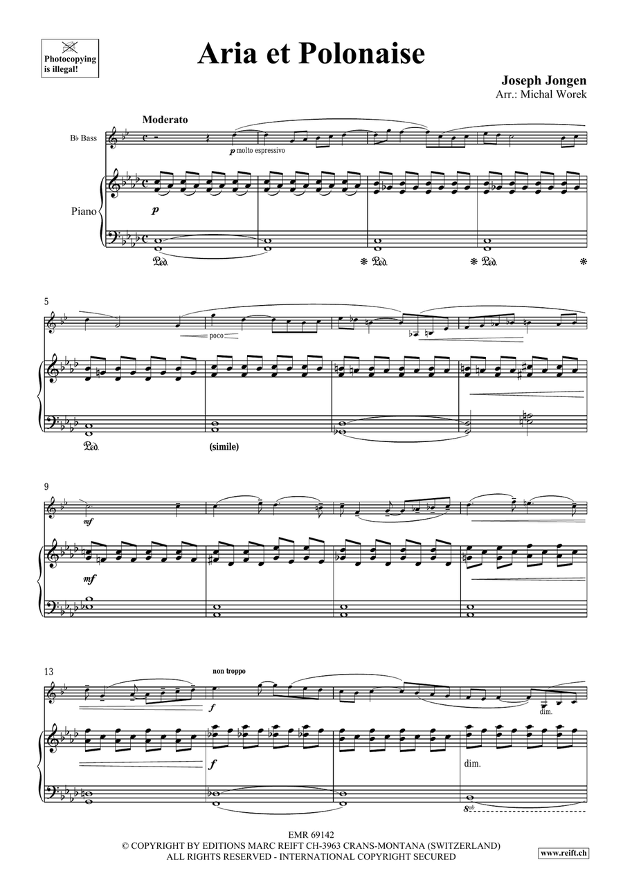 Aria et Polonaise Aria et Polonaise Voice Solo scores gallery preview page 4