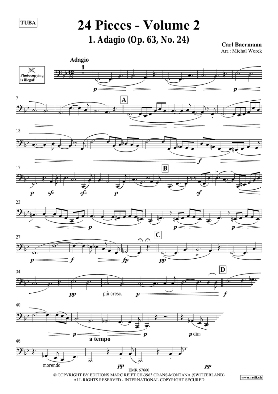 24 Pieces - Volume 2 24 Pieces - Volume 2 Tuba scores gallery preview page 3