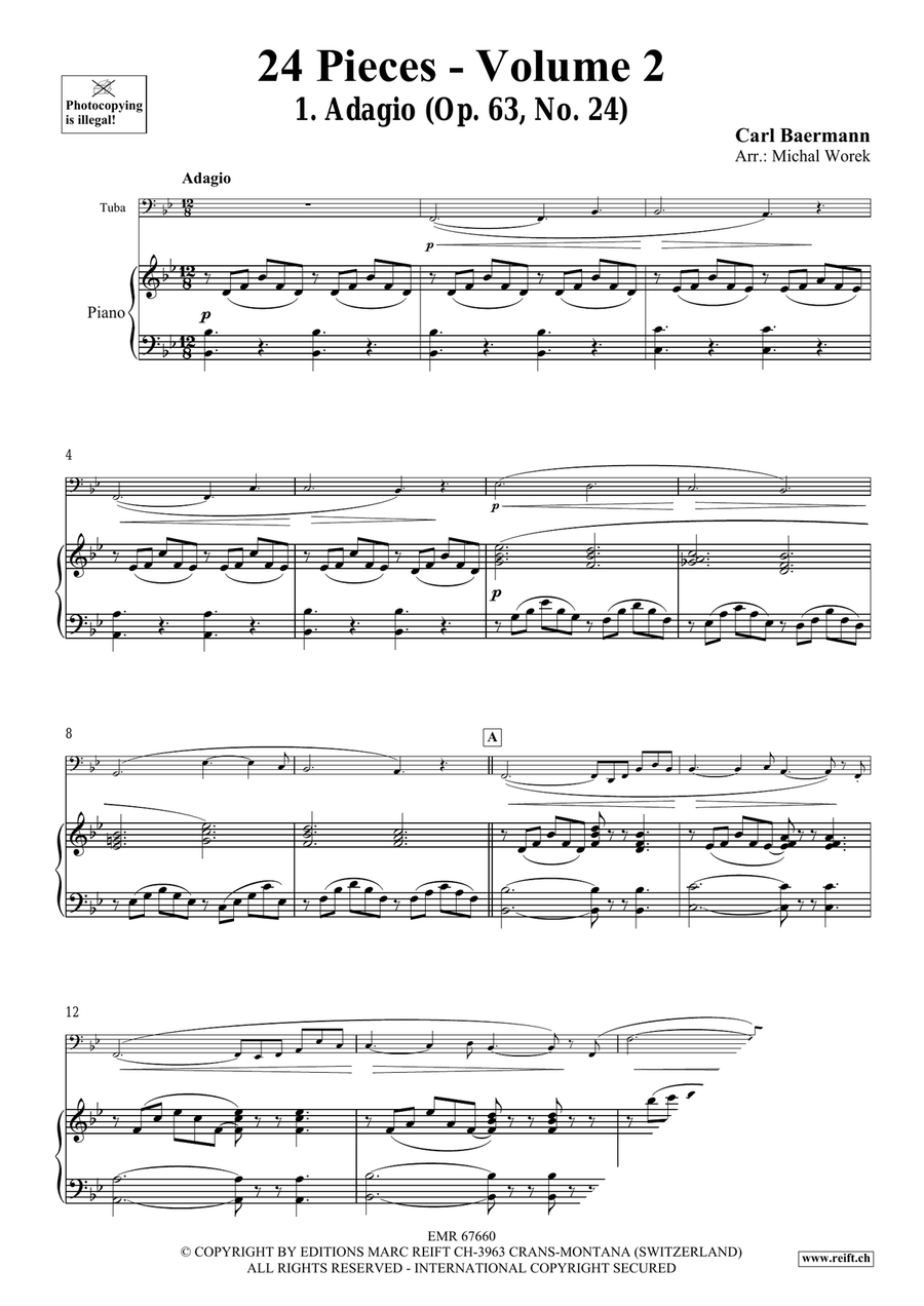 24 Pieces - Volume 2 24 Pieces - Volume 2 Tuba scores gallery preview page 4