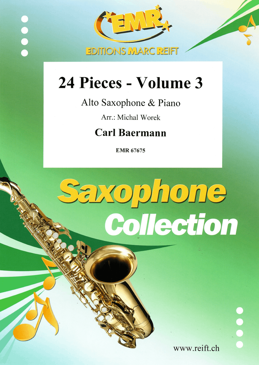 24 Pieces - Volume 3 24 Pieces - Volume 3 Alto Saxophone scores gallery preview page 1