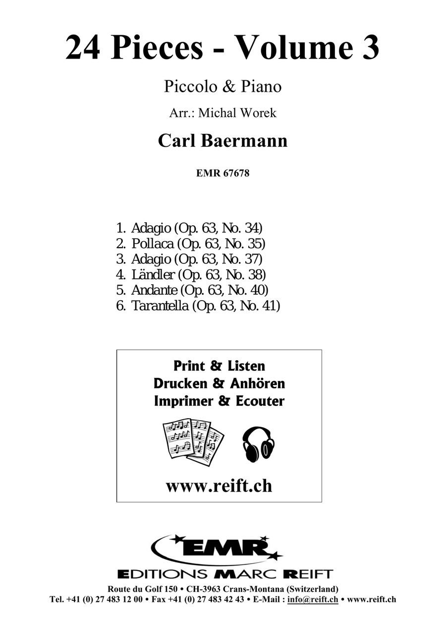 24 Pieces - Volume 3 24 Pieces - Volume 3 Piccolo scores gallery preview page 2