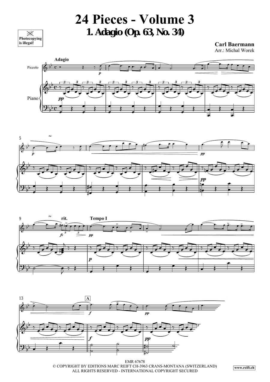 24 Pieces - Volume 3 24 Pieces - Volume 3 Piccolo scores gallery preview page 4