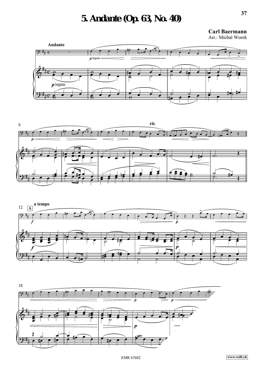 24 Pieces - Volume 3 24 Pieces - Volume 3 Double Bass scores gallery preview page 8