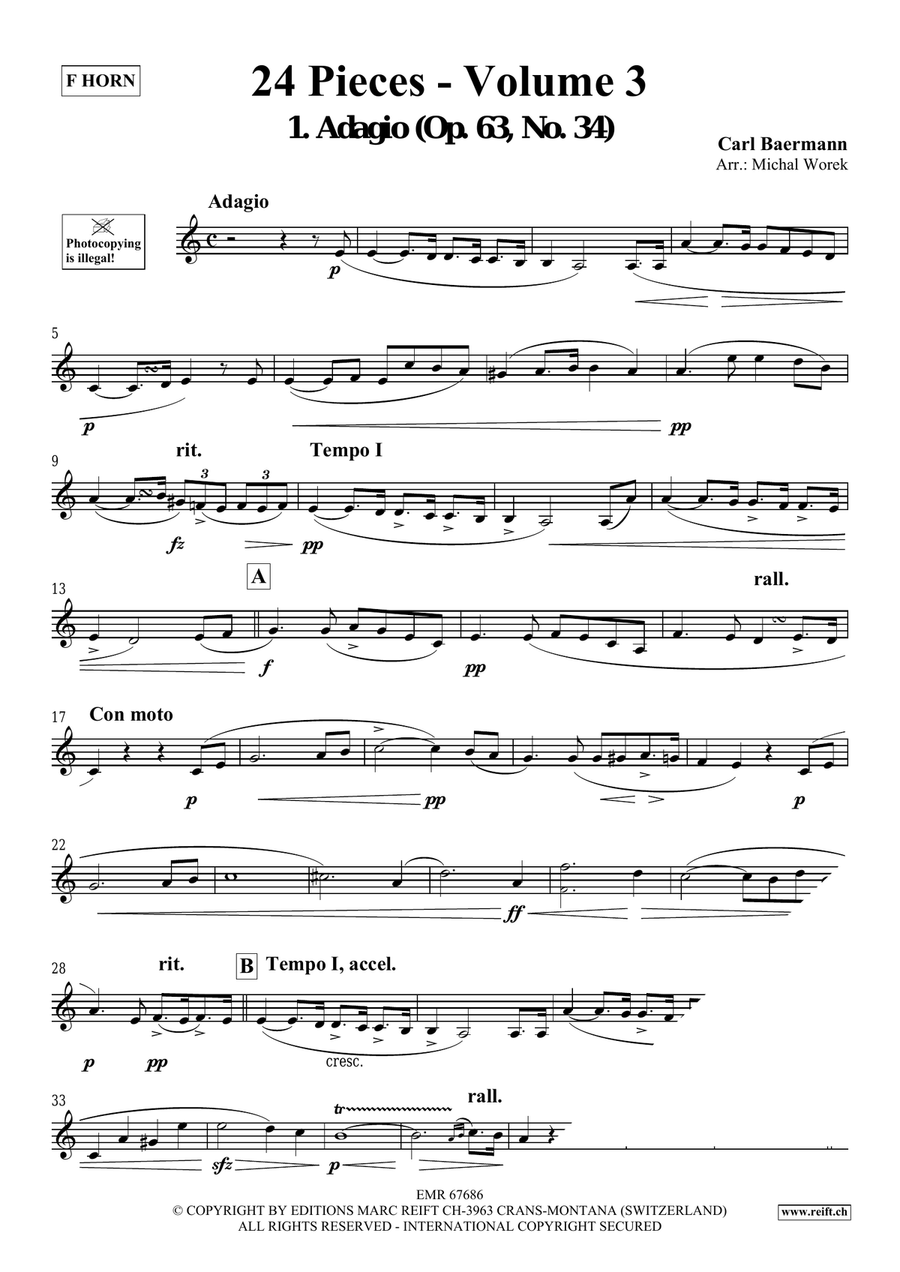 24 Pieces - Volume 3 24 Pieces - Volume 3 Horn scores gallery preview page 3