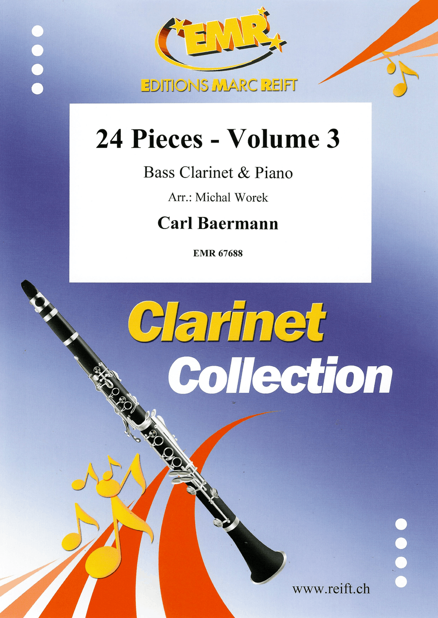 24 Pieces - Volume 3 24 Pieces - Volume 3 Bass Clarinet scores gallery preview page 1