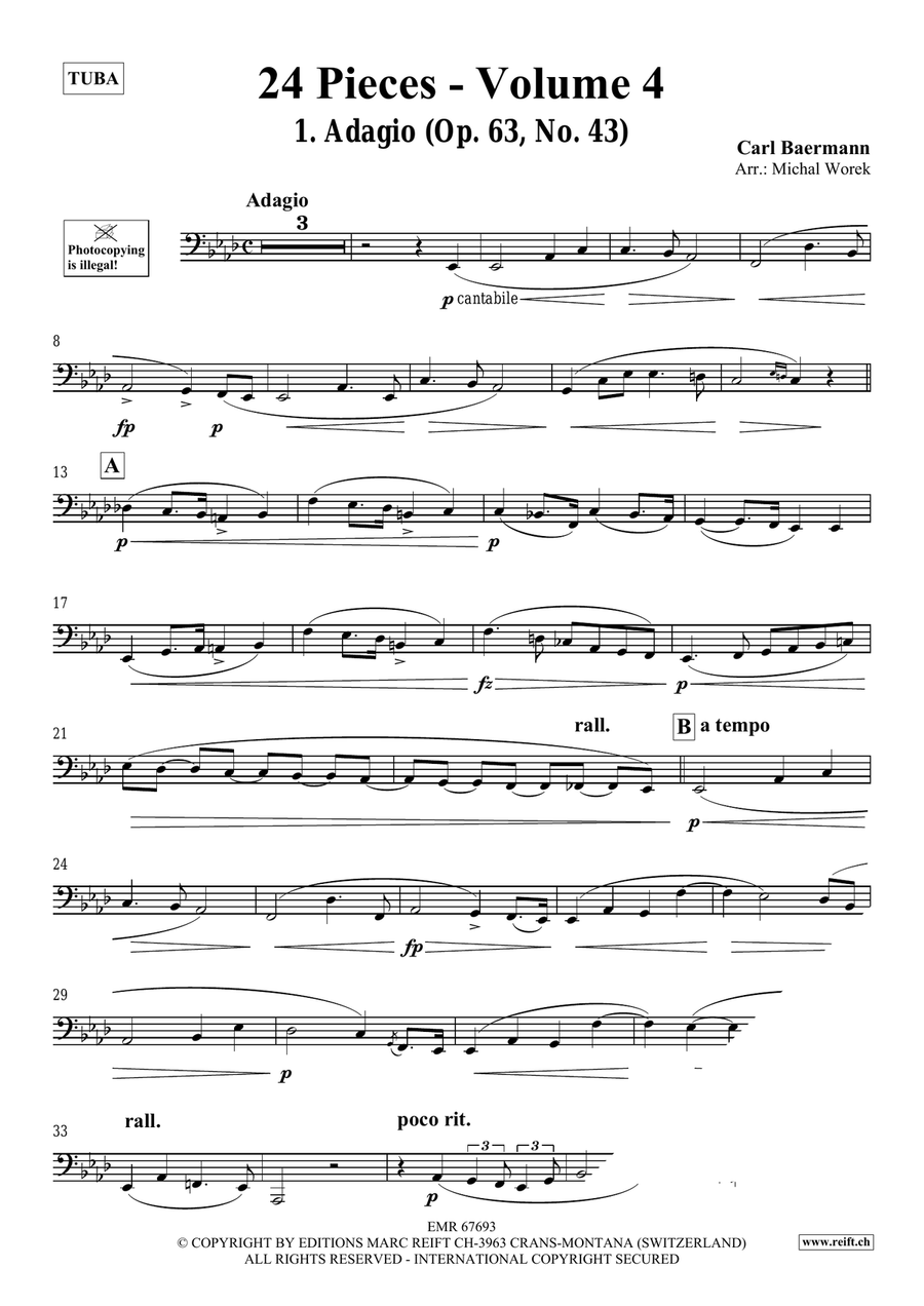 24 Pieces - Volume 4 24 Pieces - Volume 4 Tuba scores gallery preview page 3