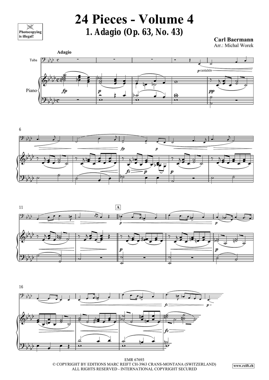 24 Pieces - Volume 4 24 Pieces - Volume 4 Tuba scores gallery preview page 4
