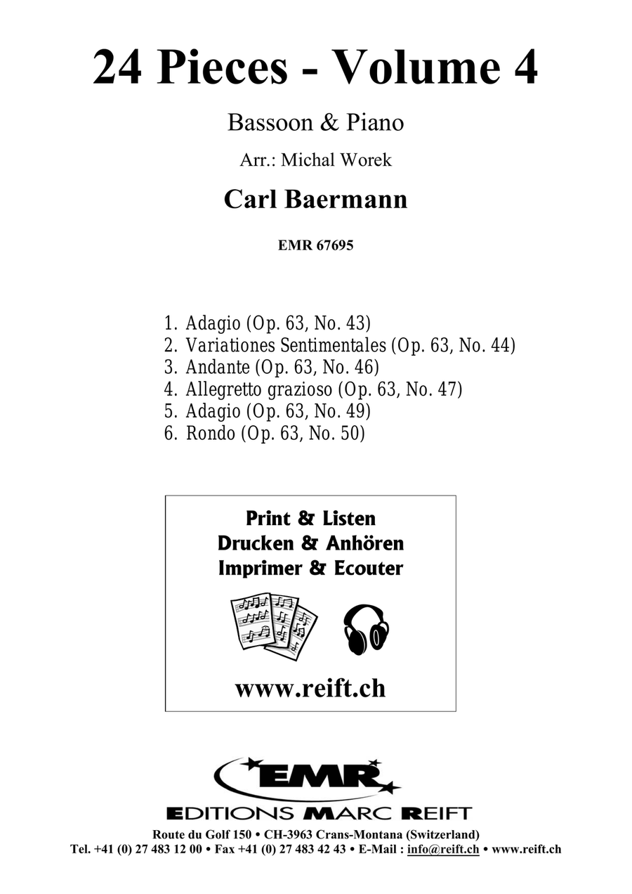 24 Pieces - Volume 4 24 Pieces - Volume 4 Bassoon Solo scores gallery preview page 2