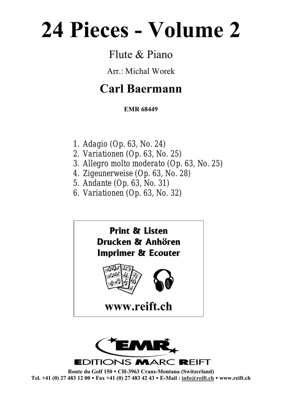 24 Pieces - Volume 2 24 Pieces - Volume 2 Flute Solo scores gallery preview page 2