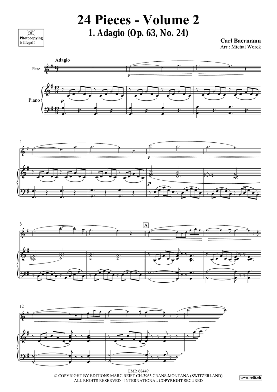 24 Pieces - Volume 2 24 Pieces - Volume 2 Flute Solo scores gallery preview page 4