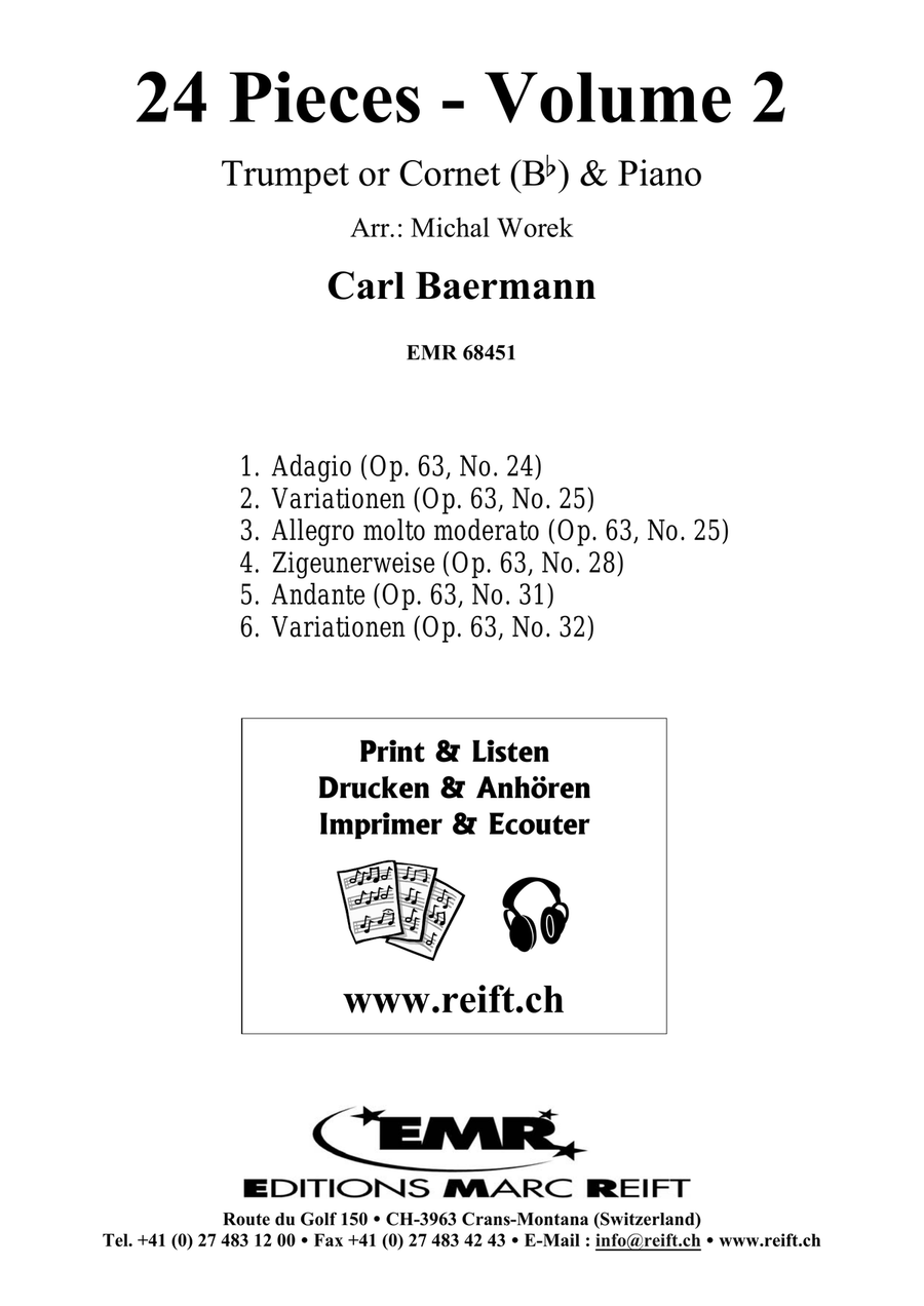 24 Pieces - Volume 2 24 Pieces - Volume 2 Cornet scores gallery preview page 2