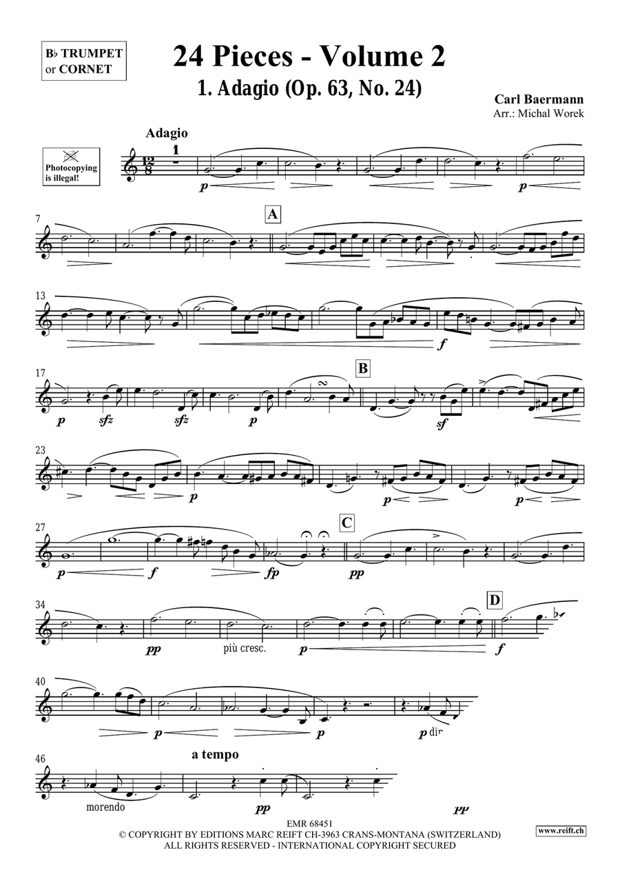 24 Pieces - Volume 2 24 Pieces - Volume 2 Cornet scores gallery preview page 3