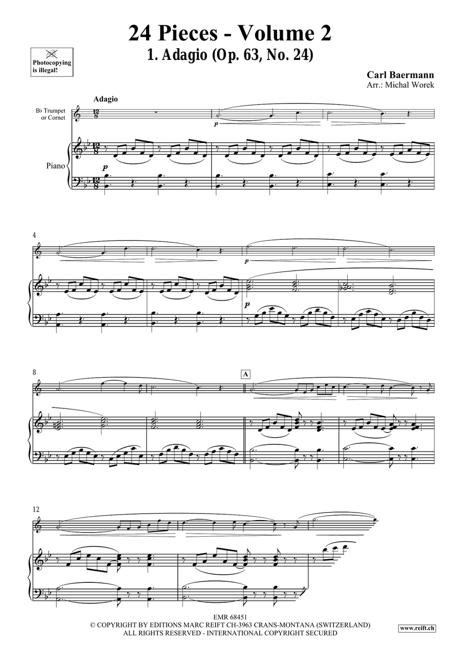 24 Pieces - Volume 2 24 Pieces - Volume 2 Cornet scores gallery preview page 4