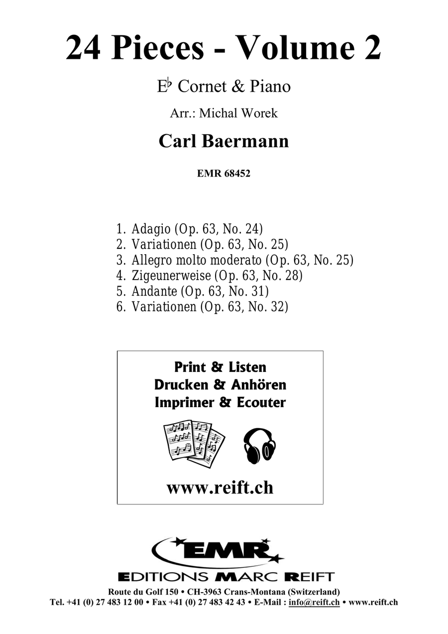 24 Pieces - Volume 2 24 Pieces - Volume 2 Cornet scores gallery preview page 2