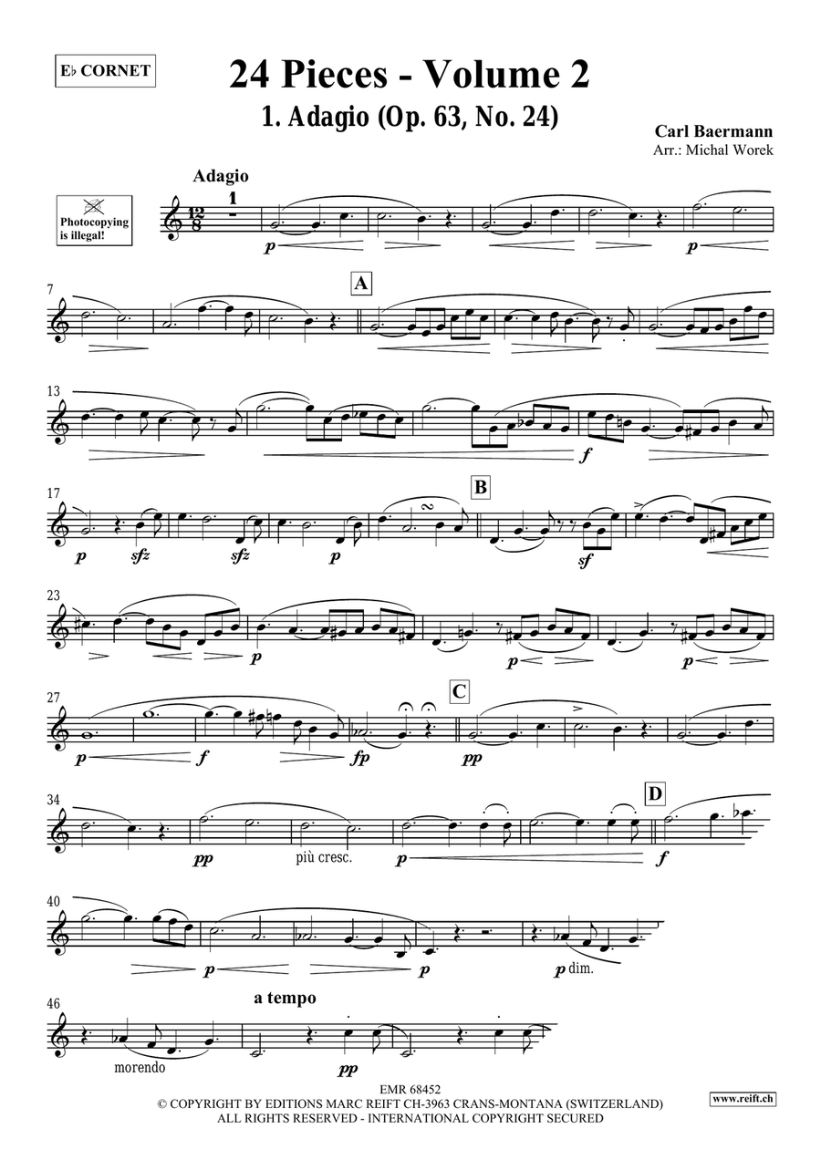 24 Pieces - Volume 2 24 Pieces - Volume 2 Cornet scores gallery preview page 3