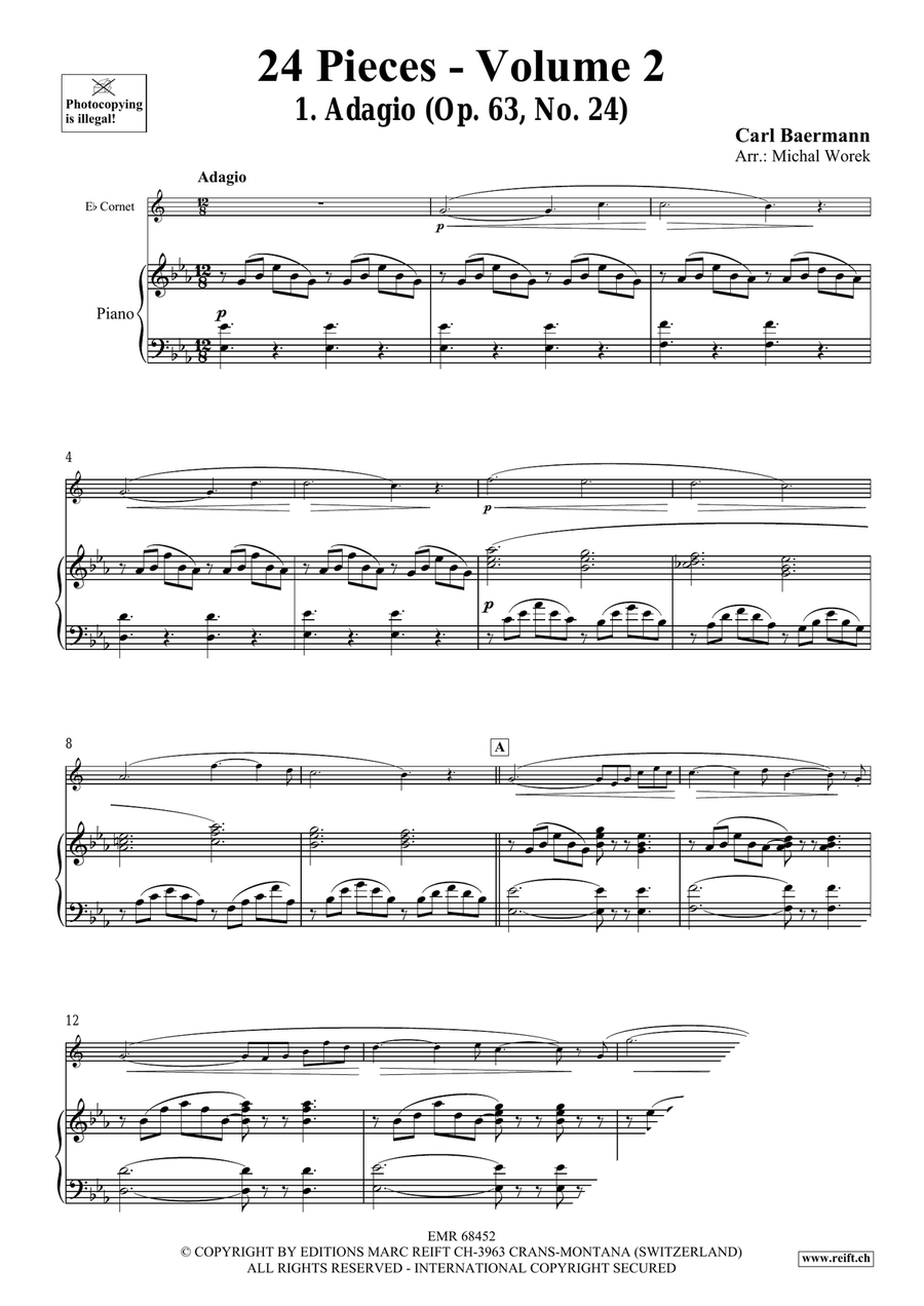 24 Pieces - Volume 2 24 Pieces - Volume 2 Cornet scores gallery preview page 4