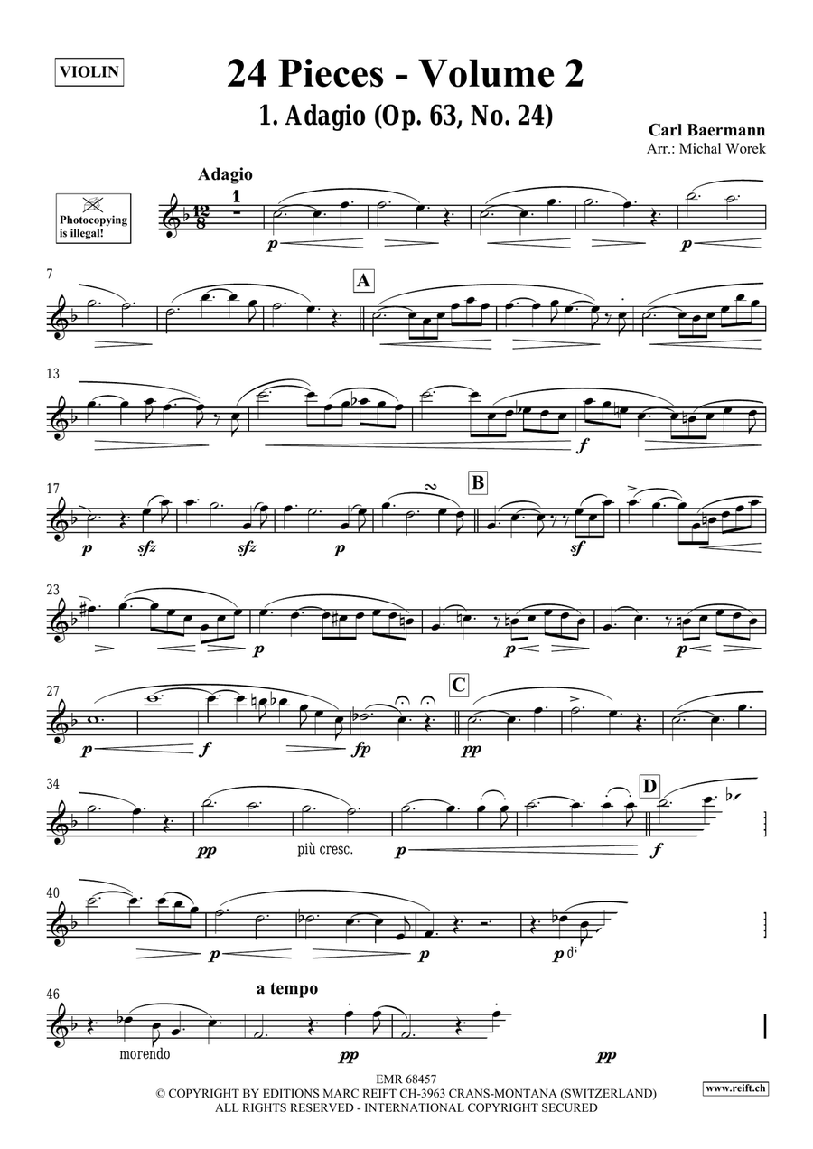 24 Pieces - Volume 2 24 Pieces - Volume 2 Violin Solo scores gallery preview page 3