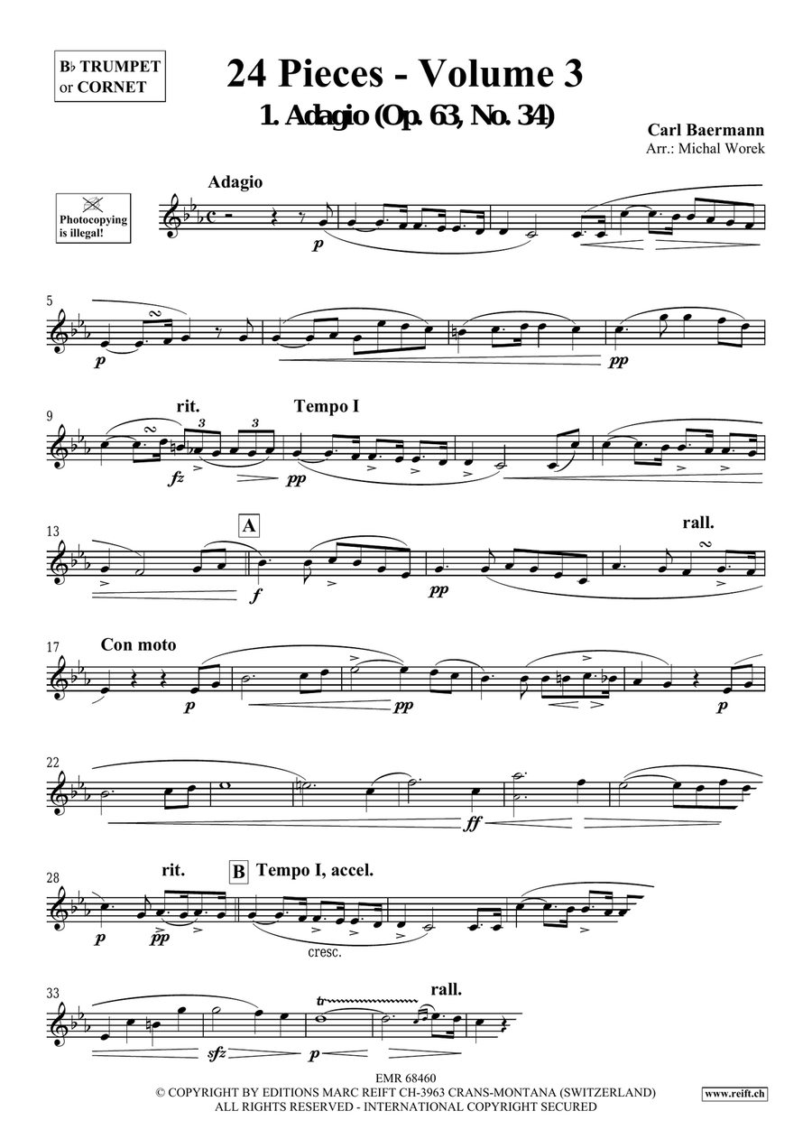 24 Pieces - Volume 3 24 Pieces - Volume 3 Cornet scores gallery preview page 3