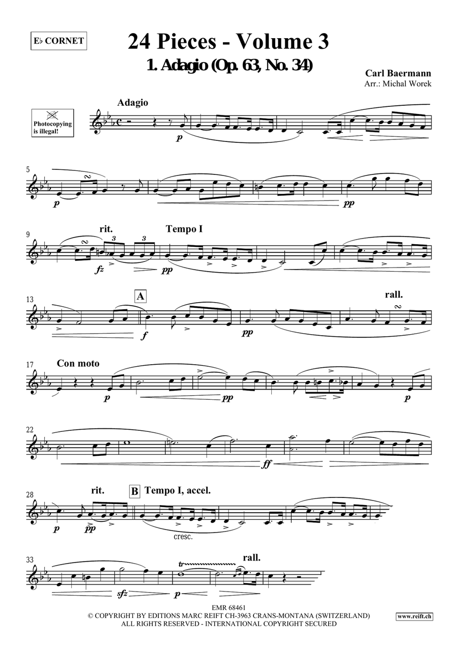 24 Pieces - Volume 3 24 Pieces - Volume 3 Cornet scores gallery preview page 3