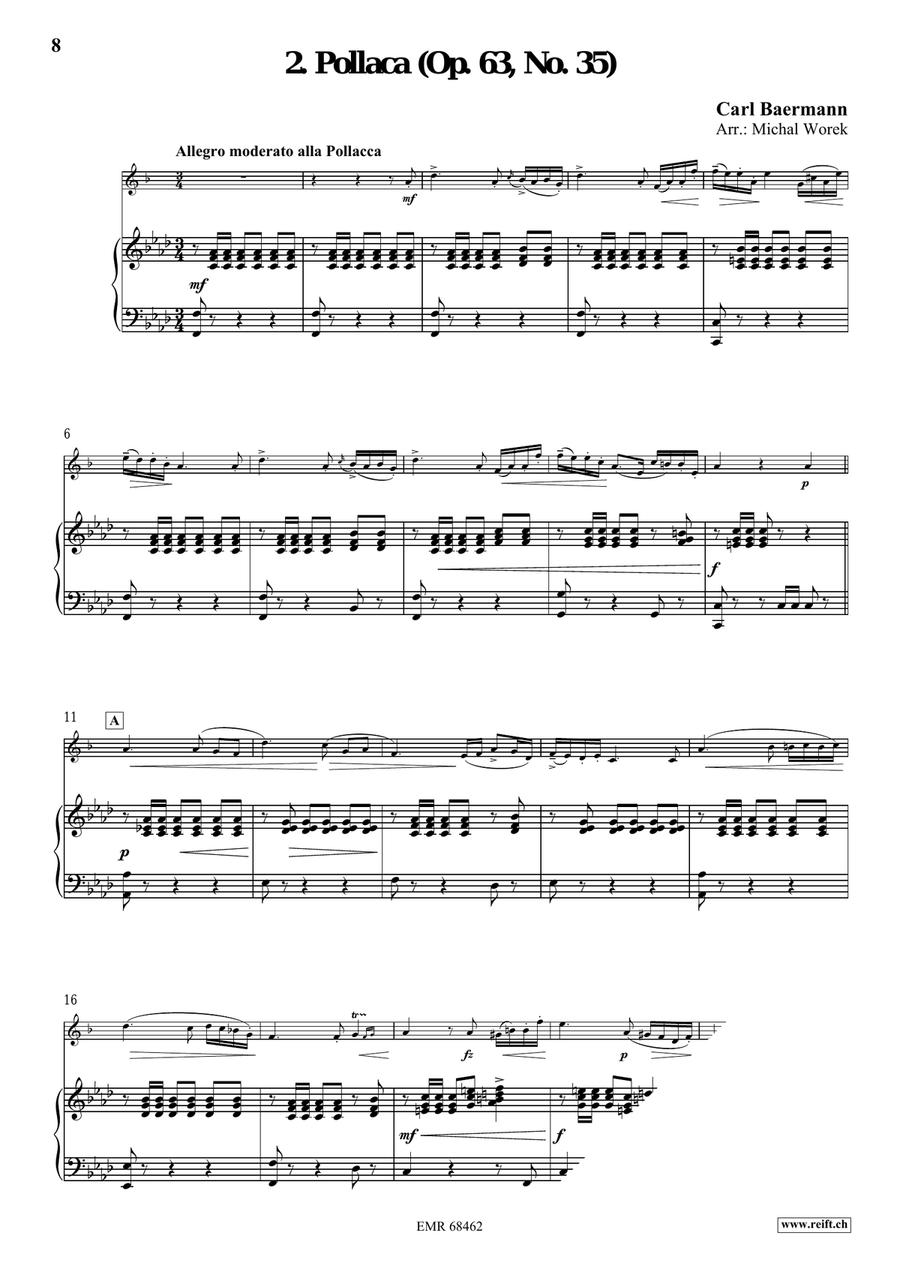 24 Pieces - Volume 3 by Carl Baermann Horn - Sheet Music page 5