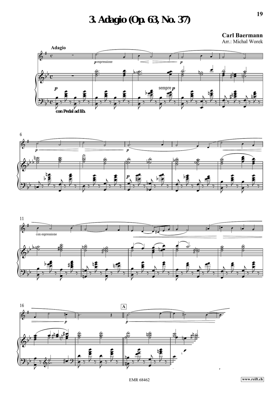 24 Pieces - Volume 3 by Carl Baermann Horn - Sheet Music page 6
