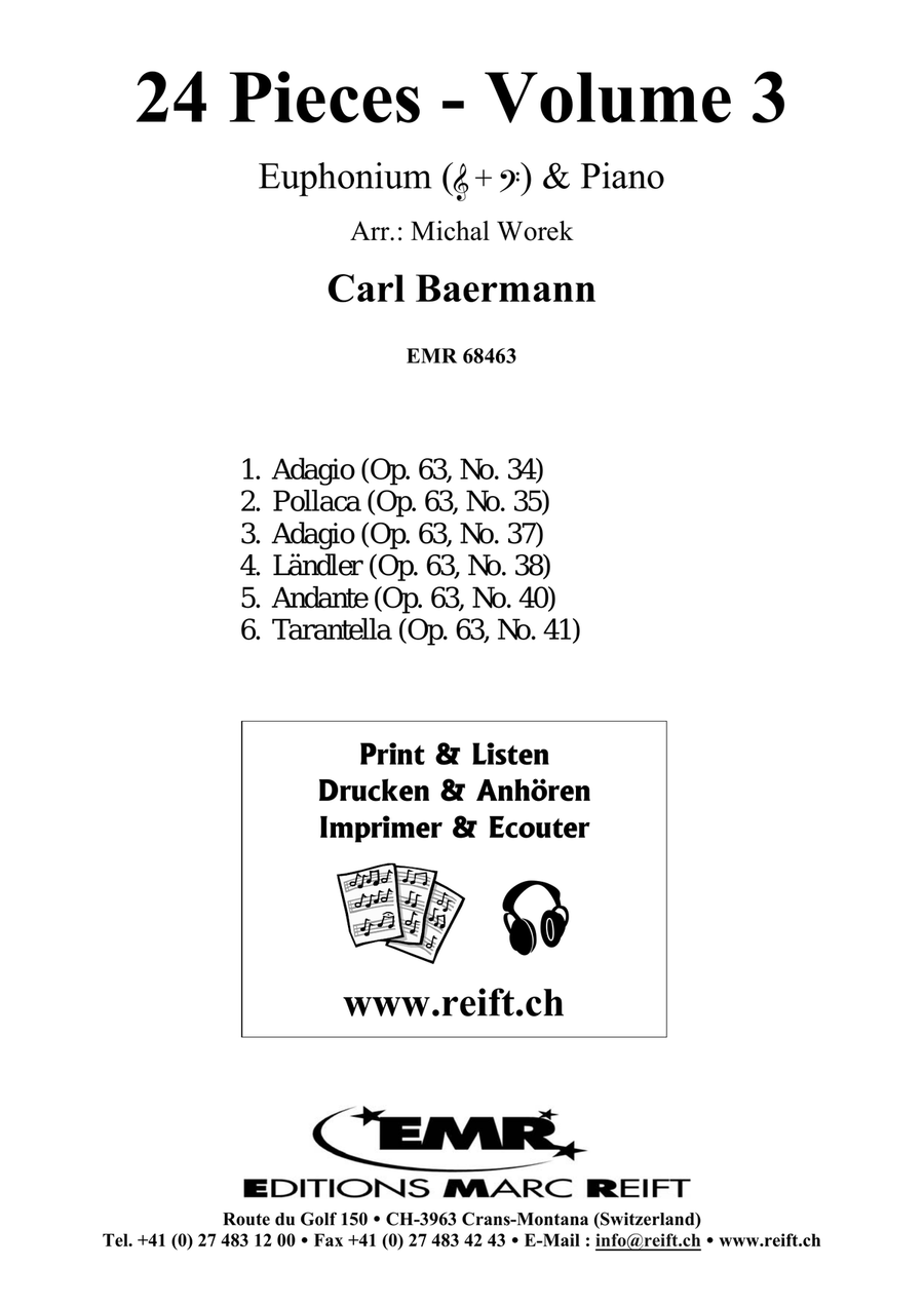 24 Pieces - Volume 3 24 Pieces - Volume 3 Euphonium scores gallery preview page 2