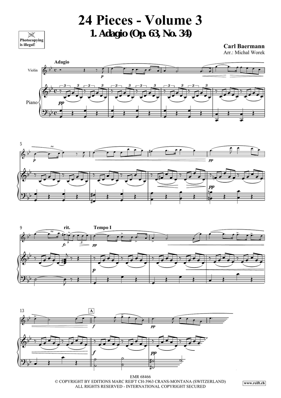 24 Pieces - Volume 3 24 Pieces - Volume 3 Violin Solo scores gallery preview page 4