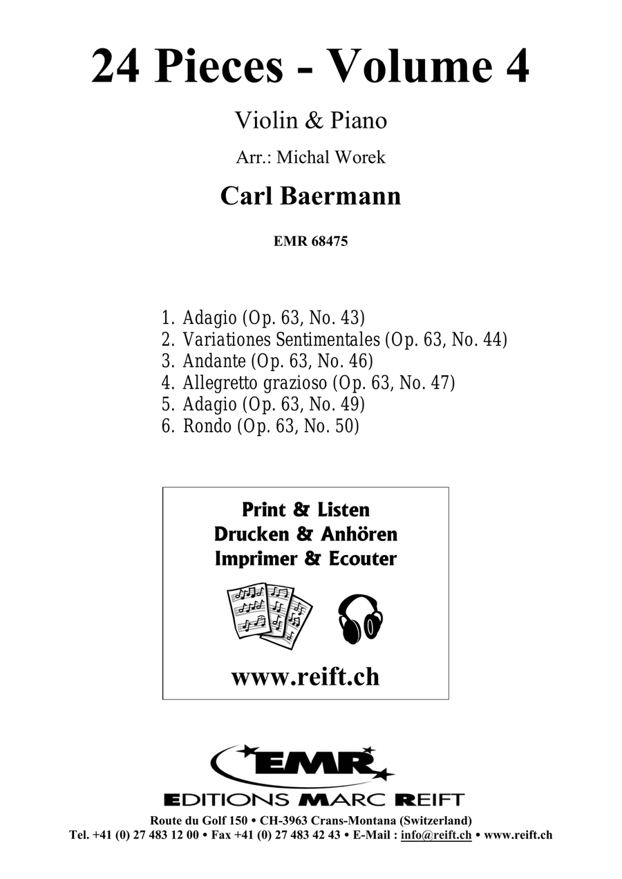 24 Pieces - Volume 4 24 Pieces - Volume 4 Violin Solo scores gallery preview page 2