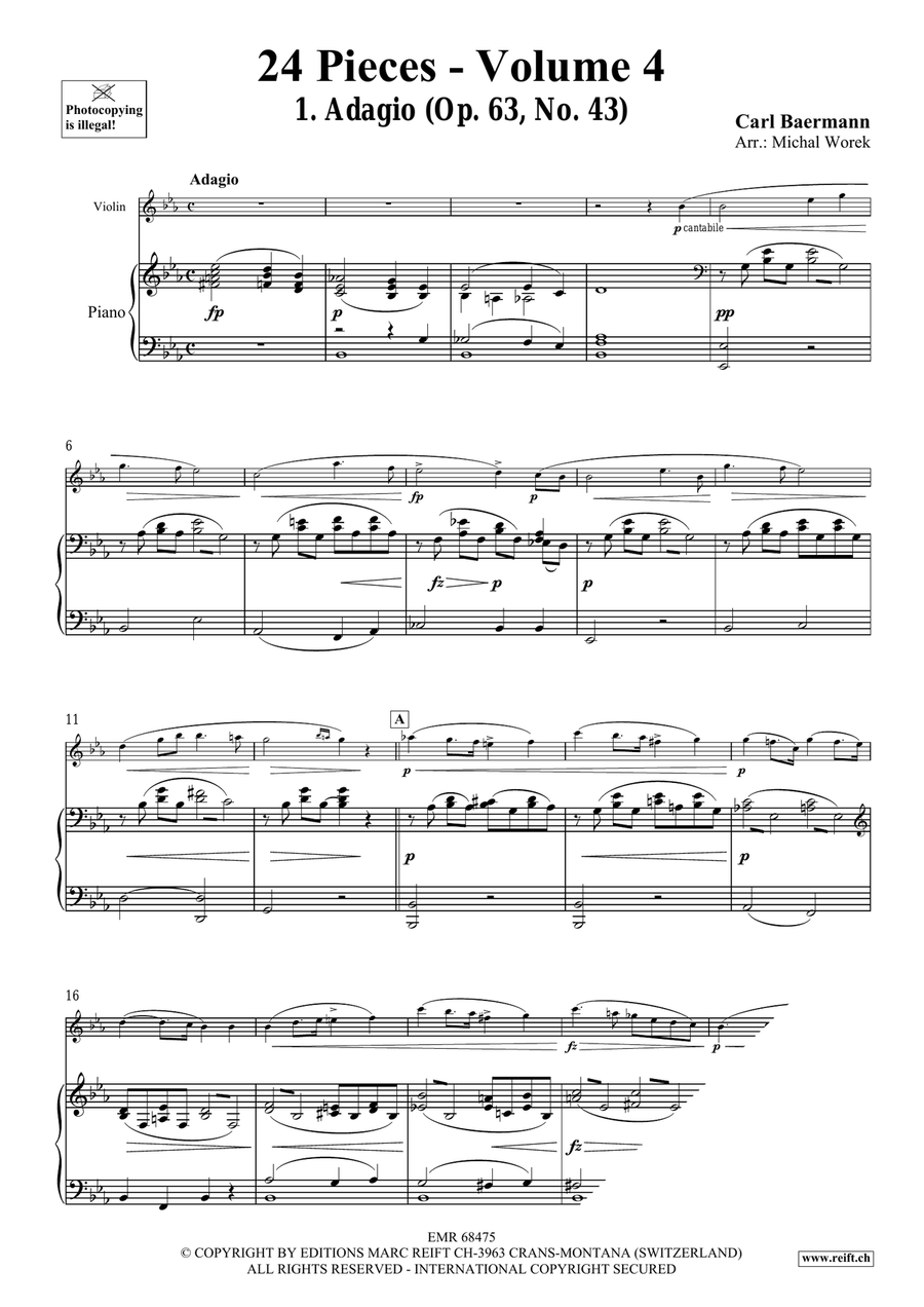 24 Pieces - Volume 4 24 Pieces - Volume 4 Violin Solo scores gallery preview page 4