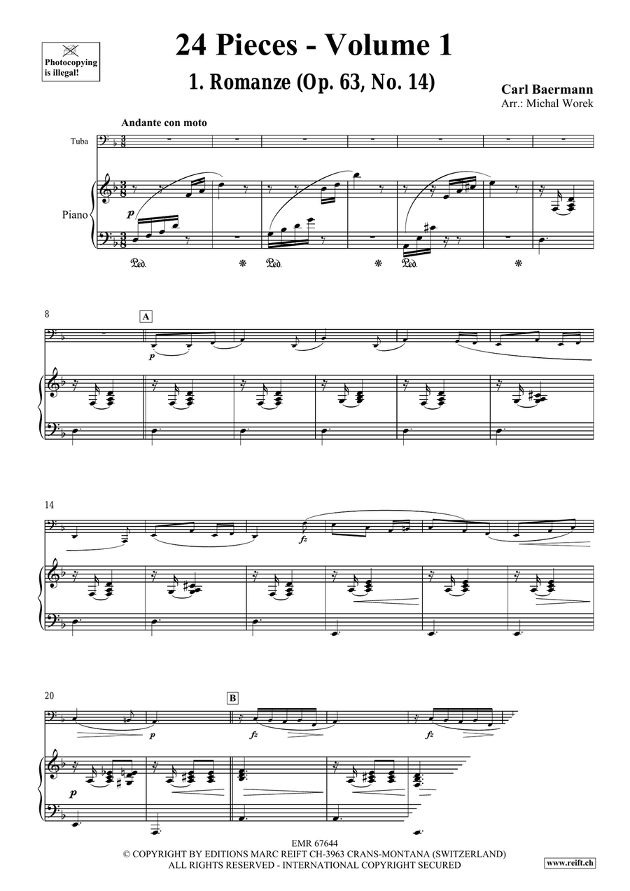 24 Pieces - Volume 1 24 Pieces - Volume 1 Tuba scores gallery preview page 4