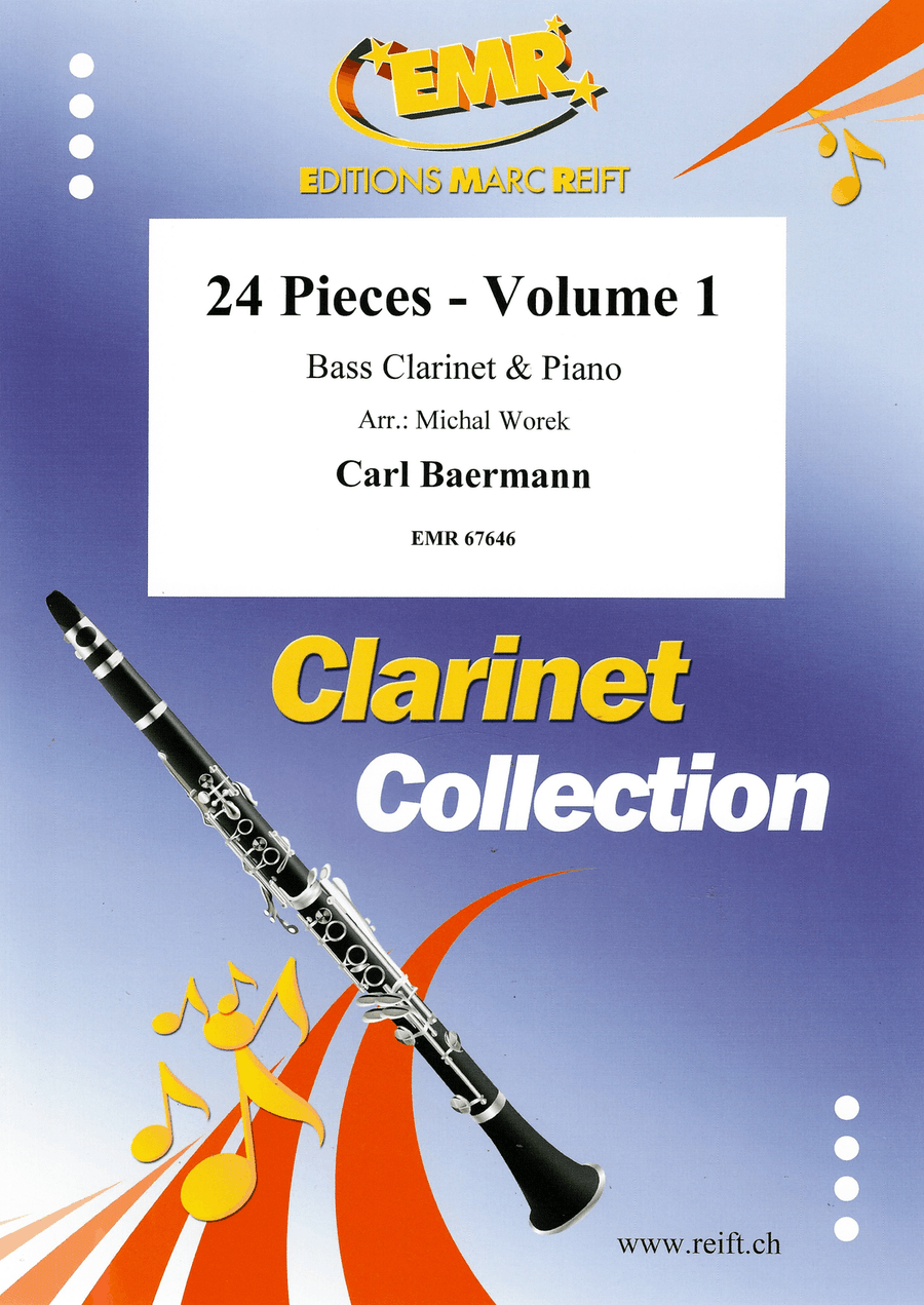 24 Pieces - Volume 1 24 Pieces - Volume 1 Bass Clarinet scores gallery preview page 1