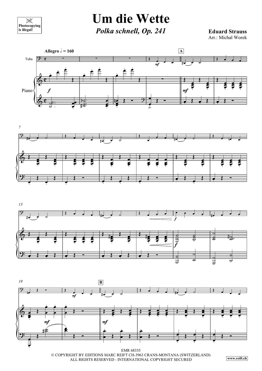 Um die Wette Um die Wette Tuba scores gallery preview page 4