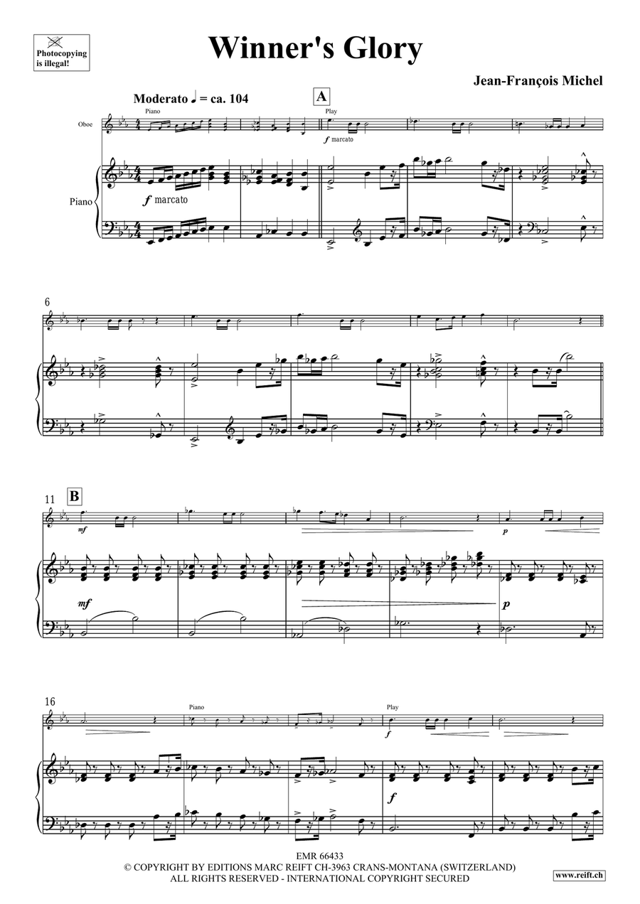 Winner's Glory Winner's Glory Piano Accompaniment scores gallery preview page 5