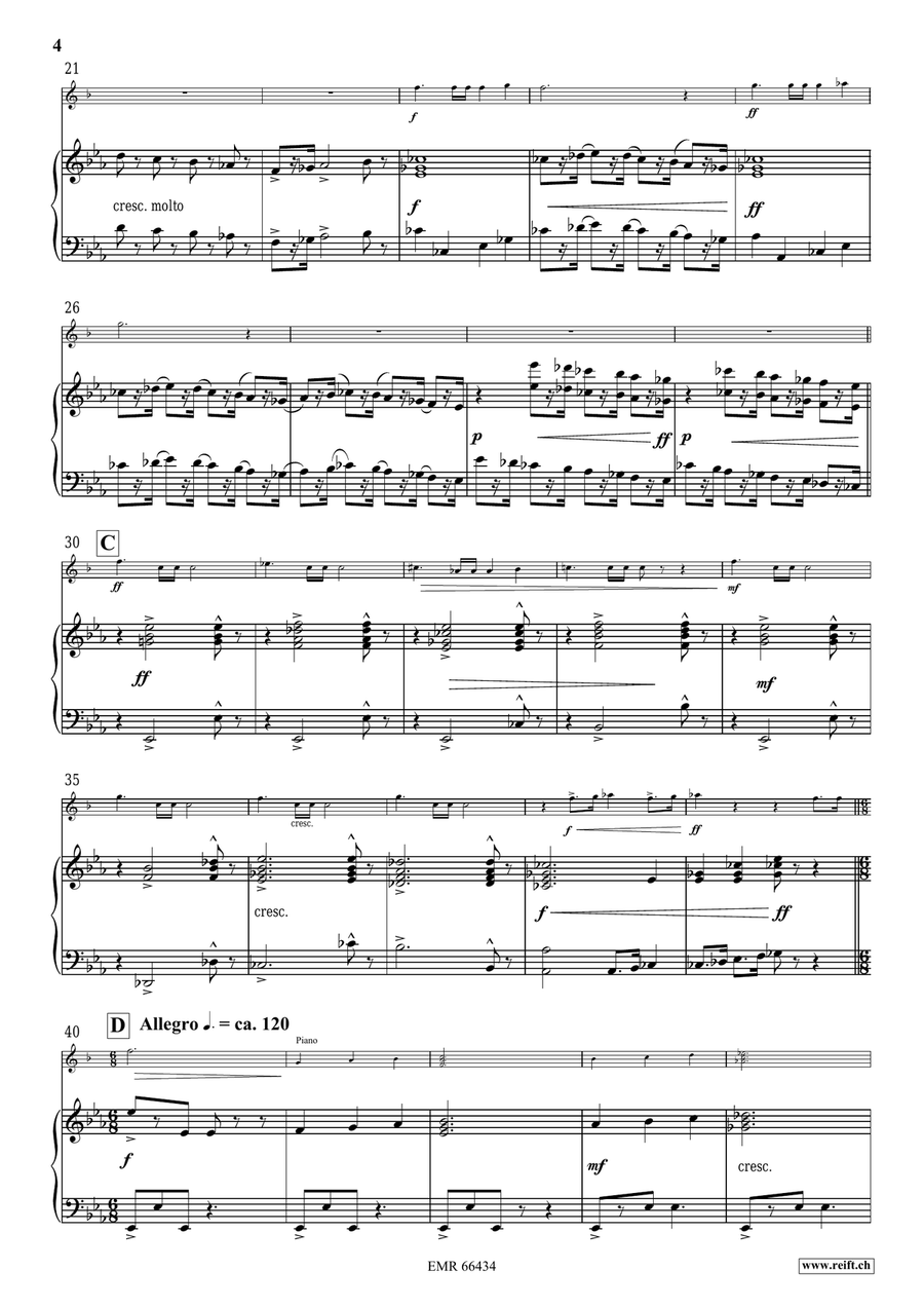 Winner's Glory by Jean-Francois Michel Clarinet Solo - Sheet Music page 6