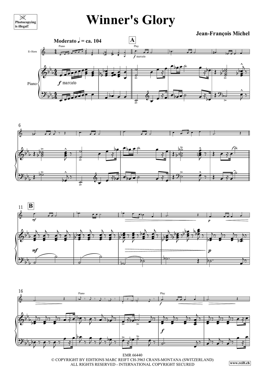 Winner's Glory Winner's Glory Horn scores gallery preview page 5