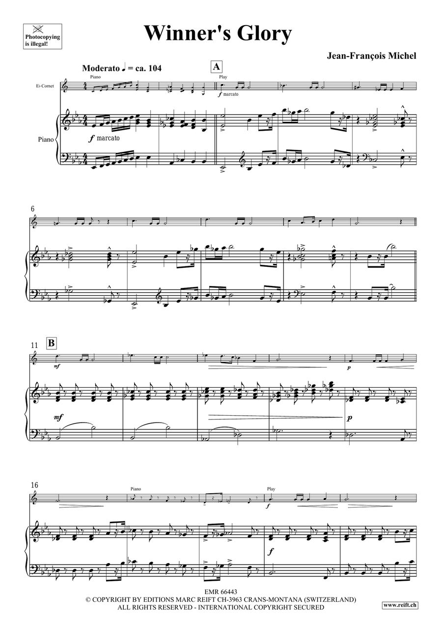 Winner's Glory Winner's Glory Cornet scores gallery preview page 5