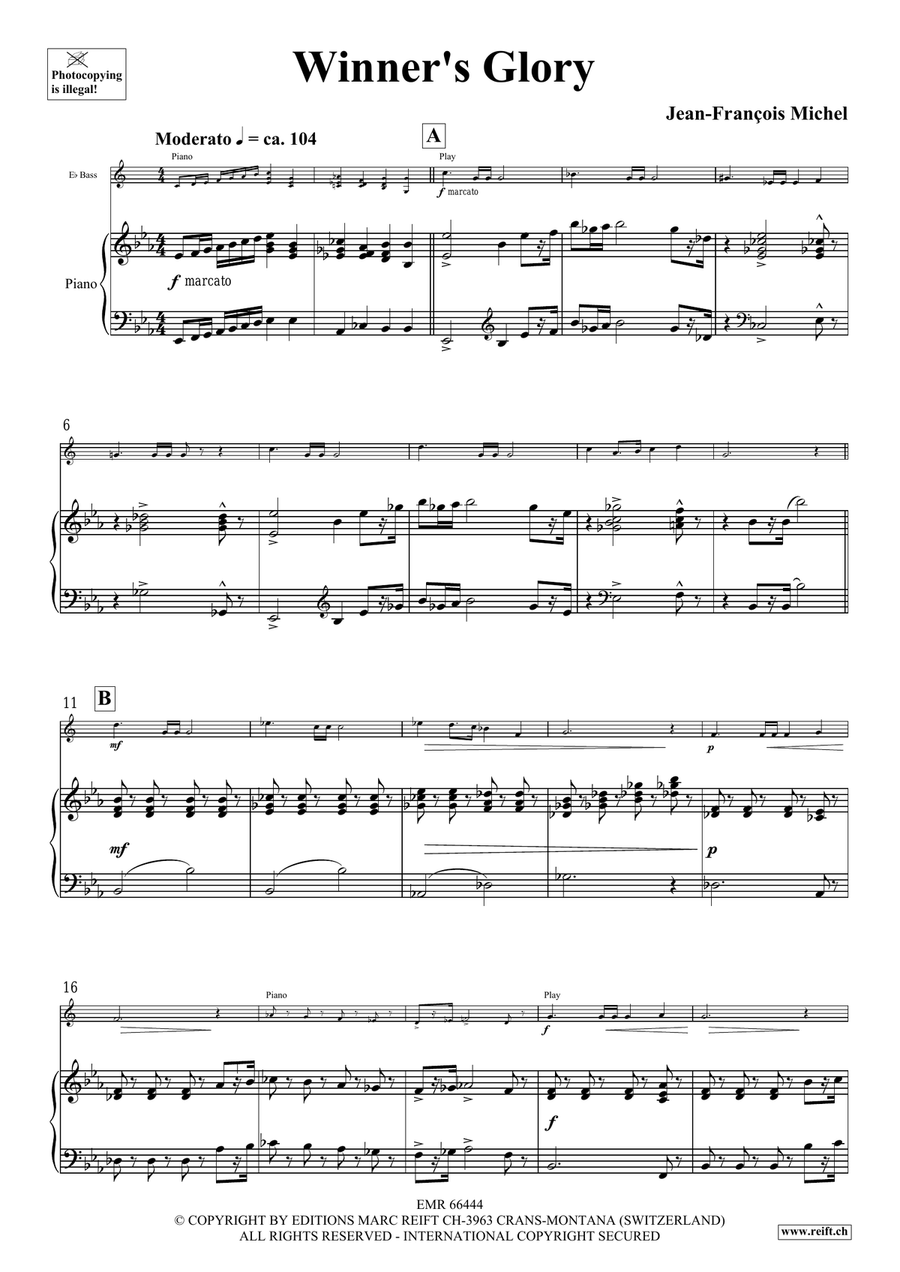 Winner's Glory Winner's Glory Voice Solo scores gallery preview page 5