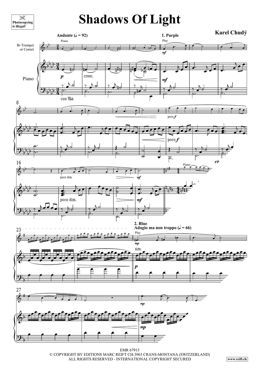 Shadows Of Light Shadows Of Light Cornet scores gallery preview page 5